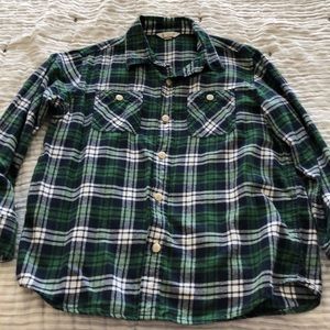 Boys flannel shirt M 10H-12H